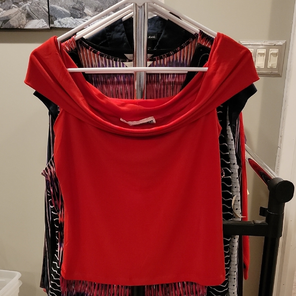 Necessary Objects Red Women's Top